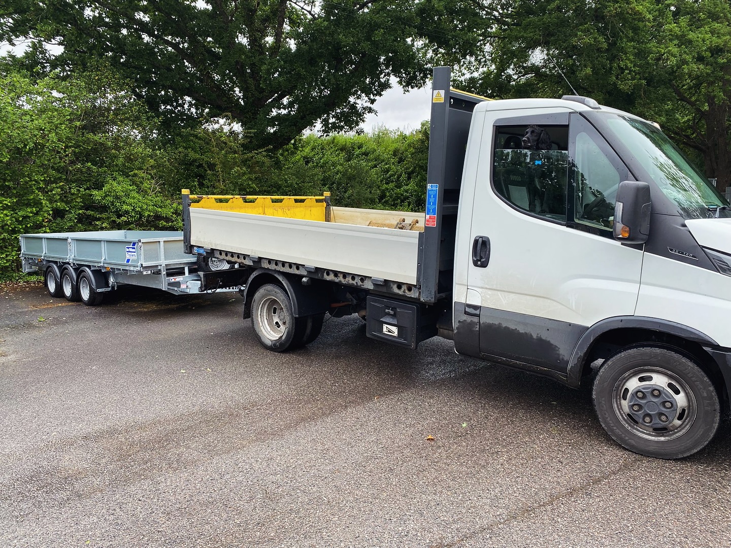 Another Happy Customer!
Sussex Sports Turf Ltd are heading off with their brand new Ifor Williams LM166 Tri-axle Trailer.
Built for strength, versatility, and durability, the LM166 is part of the Ifor Williams flatbed range — known for handling tough jobs with ease. With its generous 16ft bed length, tri-axle configuration for superior stability, and a payload capacity of 3500kg, it’s the perfect solution for transporting heavy equipment and materials.
Thank you to Sussex Sports Turf Ltd for their continued custom - we know this trailer will serve you well for years to come 💫