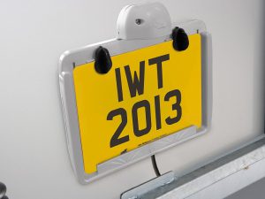 Clip-On Number Plate Holder