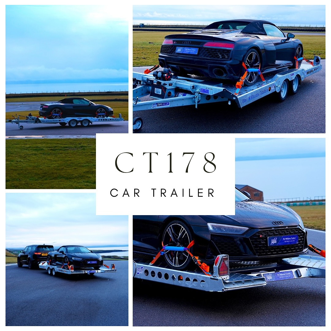 The CT178 builds on the proven performance of our trusted CT range, offering a wider bed to meet the demands of modern vehicle transport.
With an overall width of 2.5m, it’s ideal for today’s larger SUVs and supercars—without compromising on overall length or manoeuvrability.
Weighing in at just 830kg, the CT178 delivers an impressive GVW of 3500kg and payload of 2670kg.
LED lights as standard and a host of optional extras—including wheel chocks, 3T manual winch, ski jump and wheel securing straps—make this trailer ready for any job.
Find your perfect trailer today by contacting your local distributor or visit iwt.co.uk to explore our full range.
#iforwilliamstrailers #GenuineParts #trailers #madeinwales #supercar #sportscar #CT178 #SUV #EV #Towing #manufacturingexcellence #manufacturing